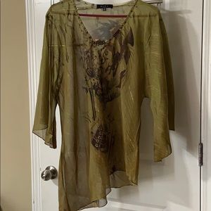 B.L.E.U.  Woman’s blouse size 2X
